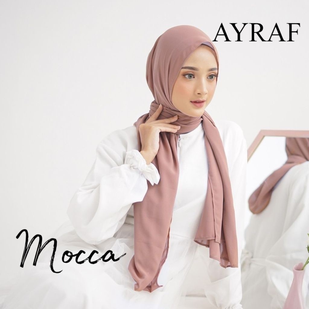 kerudung hijab panjang basic pashmina ceruty bebydoll size 175x75 jahit tepi/kerudung panjang pasmin