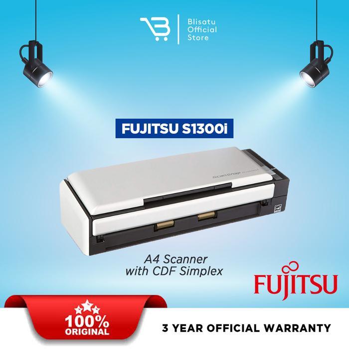Fujitsu ScanSnap S1300i Portable Scanner - IX1300