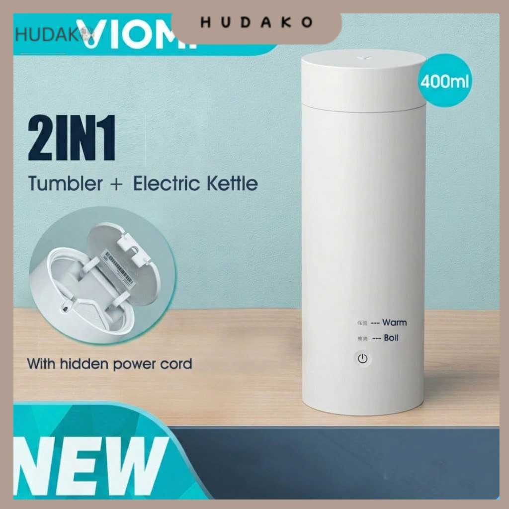 VIOMI Teko Listrik Pemanas Air Portable Tumbler Heater 300W 400ml - YM-K0401