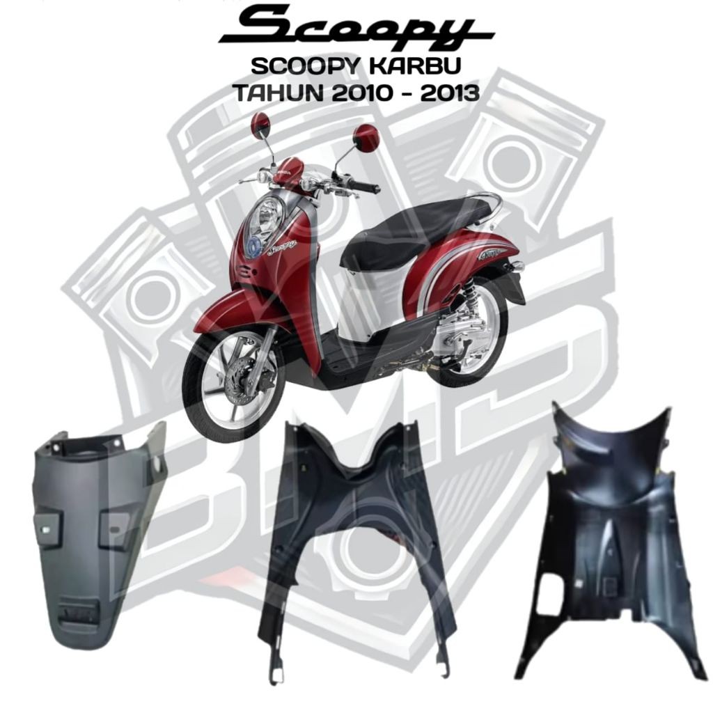 Body Motor Honda Scoopy Karbu 2010 - 2013 PNP BODY KASAR HONDA SCOOPY LAMA 2010 2011 2012 2013 20BOD