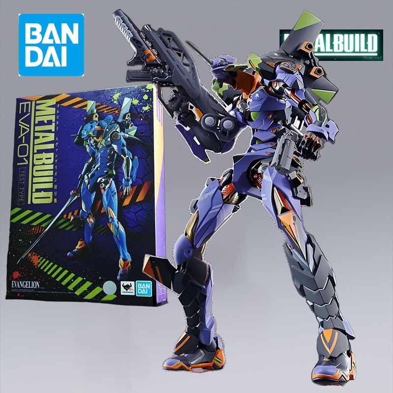 BANDAI Original MODEL KIT METAL BUILD  EVA-01 Alloy Mecha Action Figure Model Toy Gifts for Boys 220