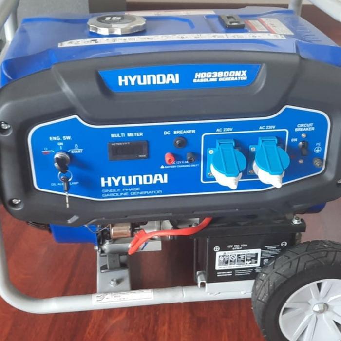 Genset HYUNDAI 3000 watt HDG 3800 NX Generator Hyundai HDX3800NX