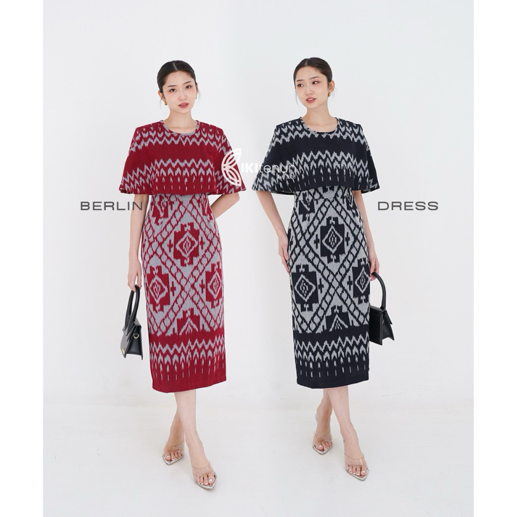 SKYLINEF - Berlin Couple Tenun Dress Blazer Batik