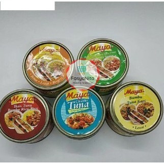 MAYA Chunks Tuna 185g - Ikan Tuna Kalengan All Variant - Fasyanita Online Fresh Mart Denpasar