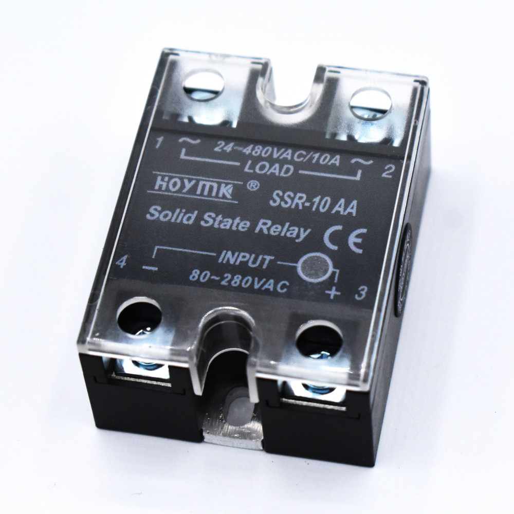 Kontrol AC AC SSR 110V 220V Input 24V-480V Beban 10AA 25AA 40AA Relay Solid State Arus Tinggi 220v A