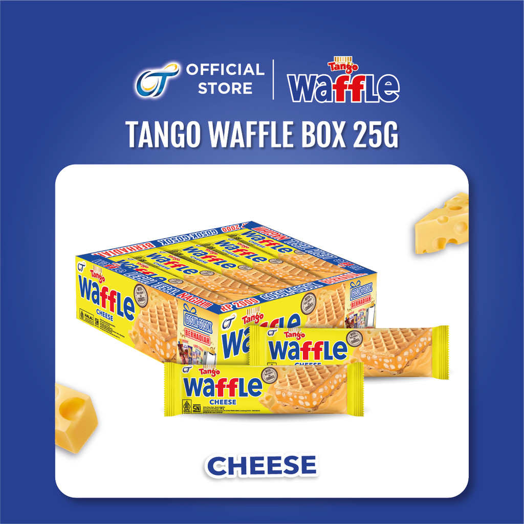 [GOSOK - GOSOK BERHADIAH] Tango Waffle Cheese 25 Gram [1 Box isi 12 Pcs]