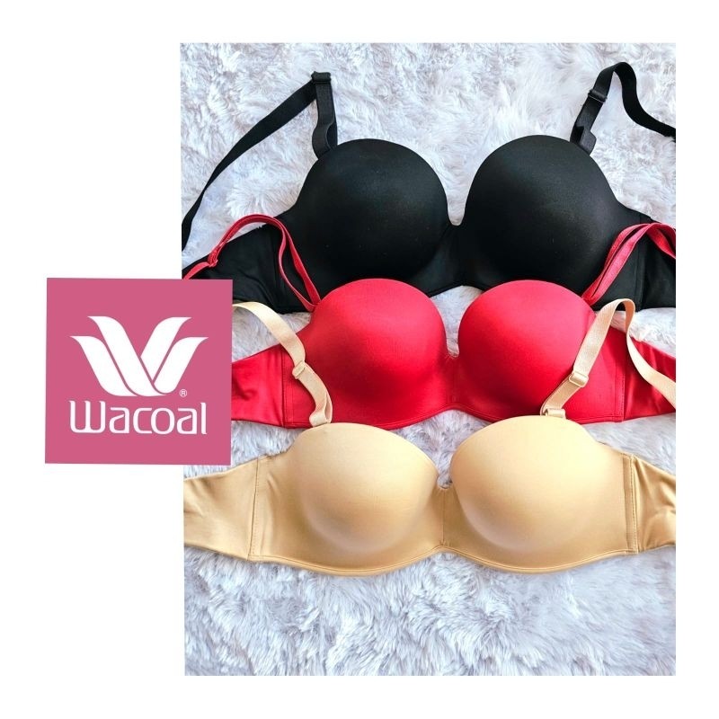 BRA WACOAL PAKAI KAWAT BUSA TEBAL IB 5789 K54 SIZE 32,34,36 CUP A,B,C KEMBEN 1/2 CUP PUSHUP PUSH UP 
