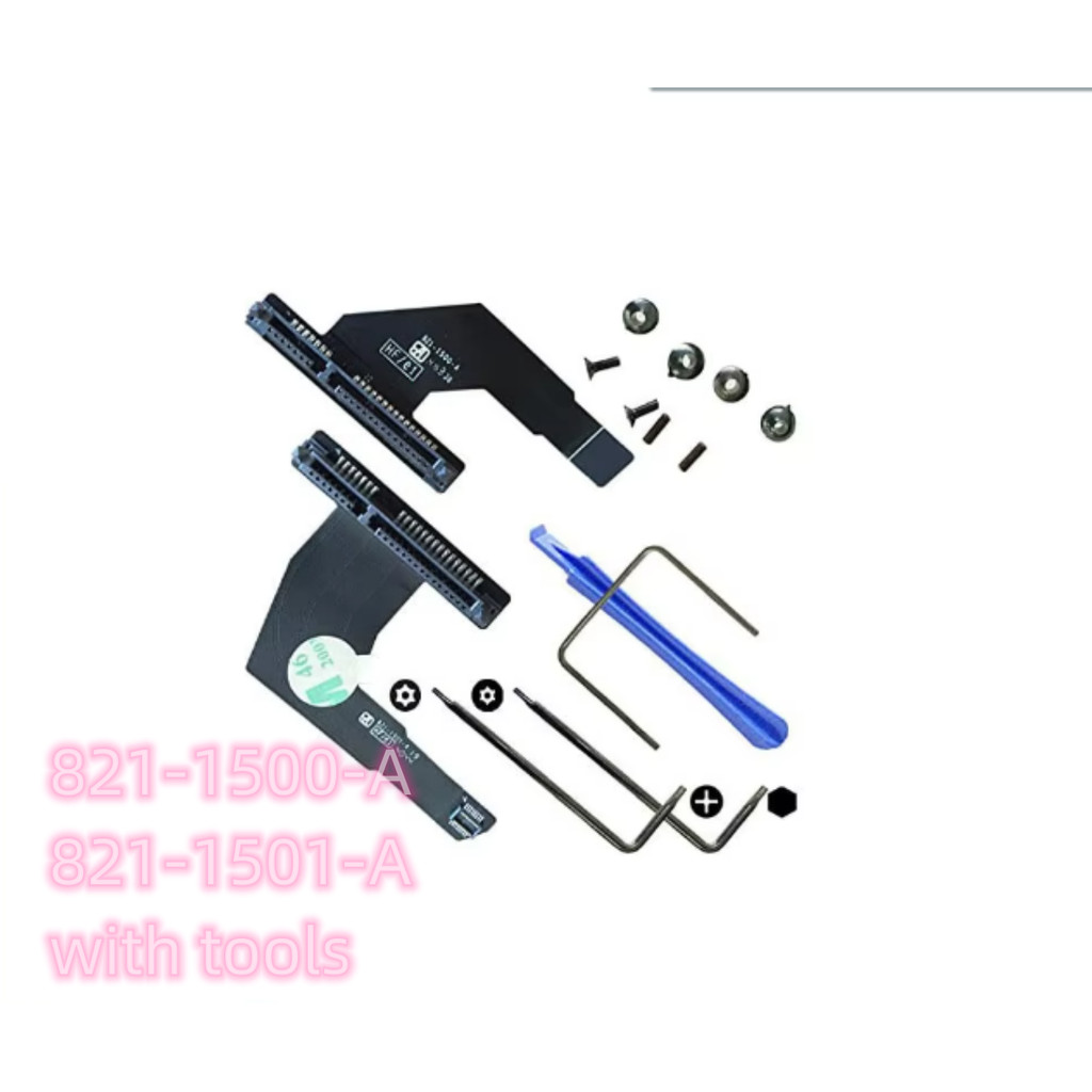 New Second Dual HDD Hard Drive SSD Flex Cable 821-1501-A 821-1500-A Set For Mac Mini A1347 2012 Year