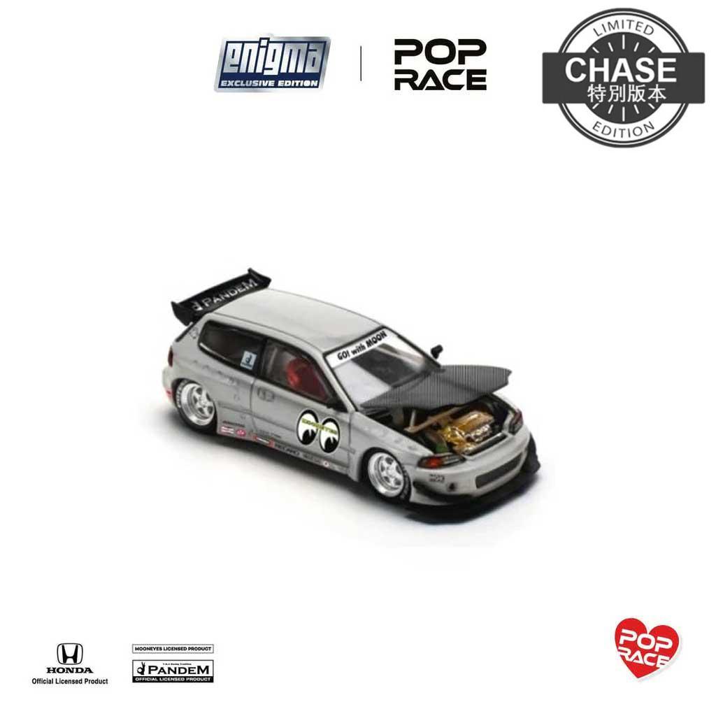 POP RACE PR64-0206 Pandem Civic EG6 MOONEYES CHASE