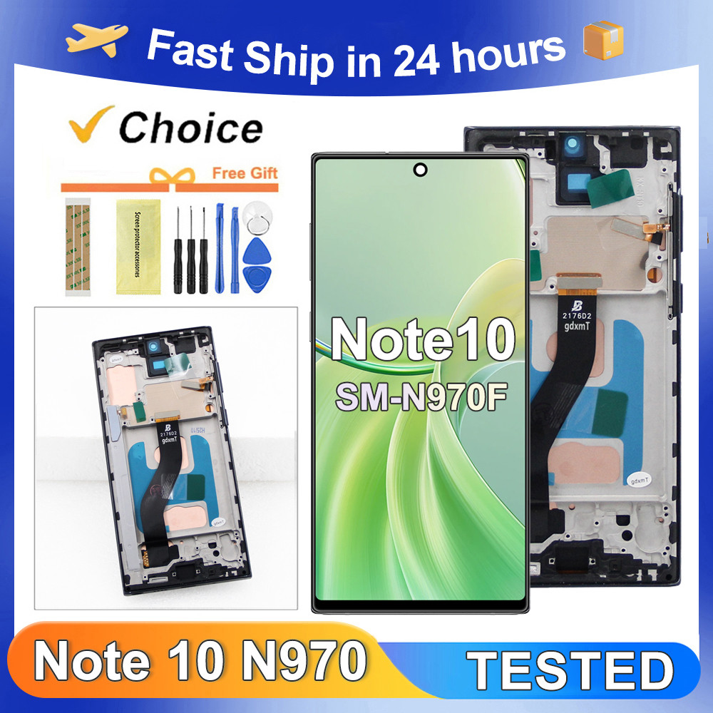 Tested For Samsung Note 10 For Note10 N970F N970U N970W N970N LCD splay Tou Screen gitizer Assembly 