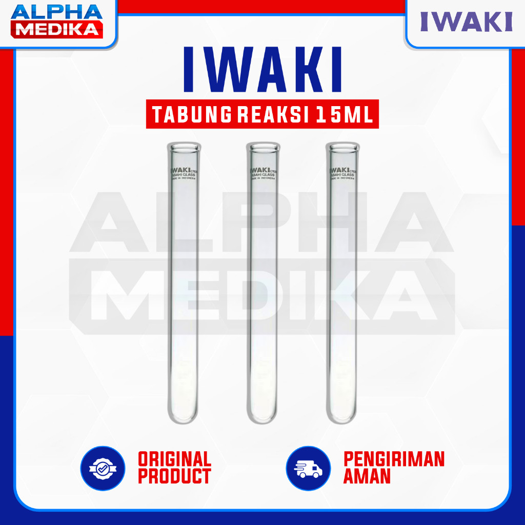 IWAKI - Tabung Reaksi / Tabung Reaksi Iwaki /  Iwaki Test Tube