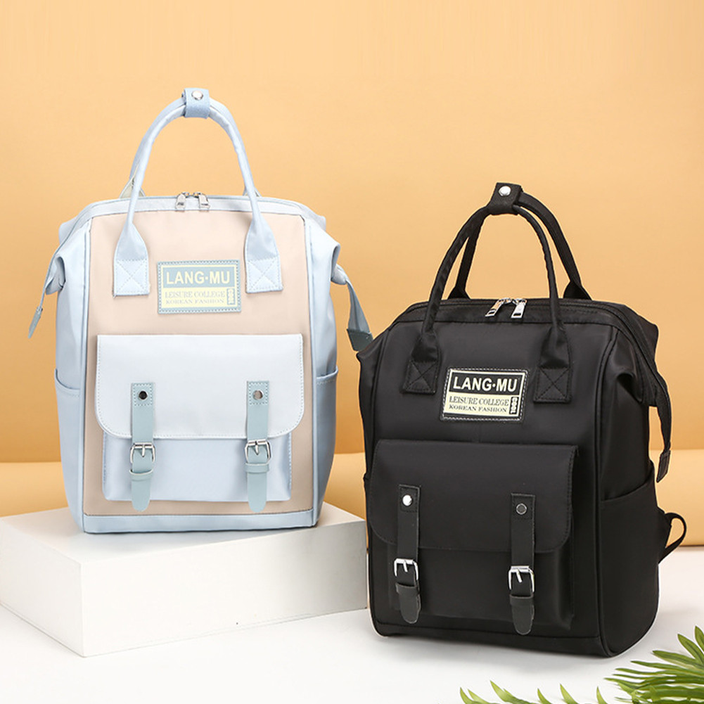 Tas Popok Kapasitas Besar Tahan Air dengan Gagang Lembut untuk Baju Bayi dan Penyimpanan