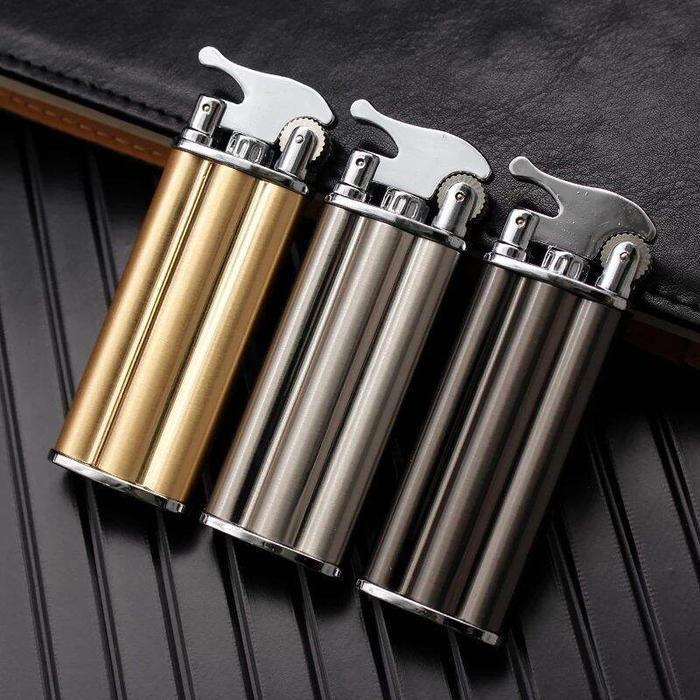 Korek Api Bara Las Model Classic Retro 1805 Korek Api Gas Isi Ulang - Hitam