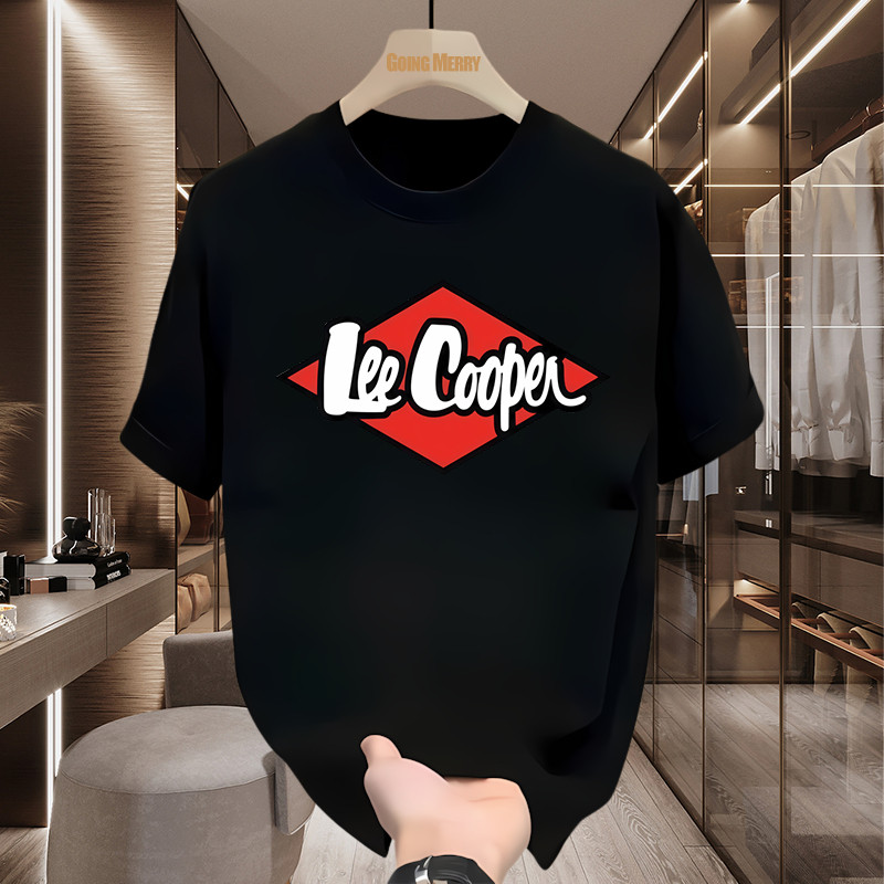 Dijamin 100% Kaos Pria Lee Cooper Original Logo | Cotton Combed Nyaman Dipakai200g kapas murni
