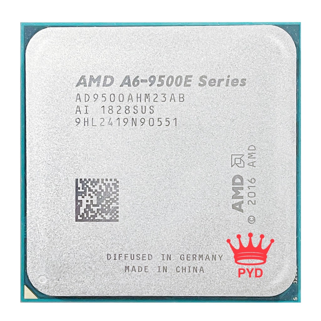 AMD Used A6Series A69500E A6 9500E 30GHz 28nm DualCore CPU 35W Processor AD9500AHM23AB Socket AM4 As