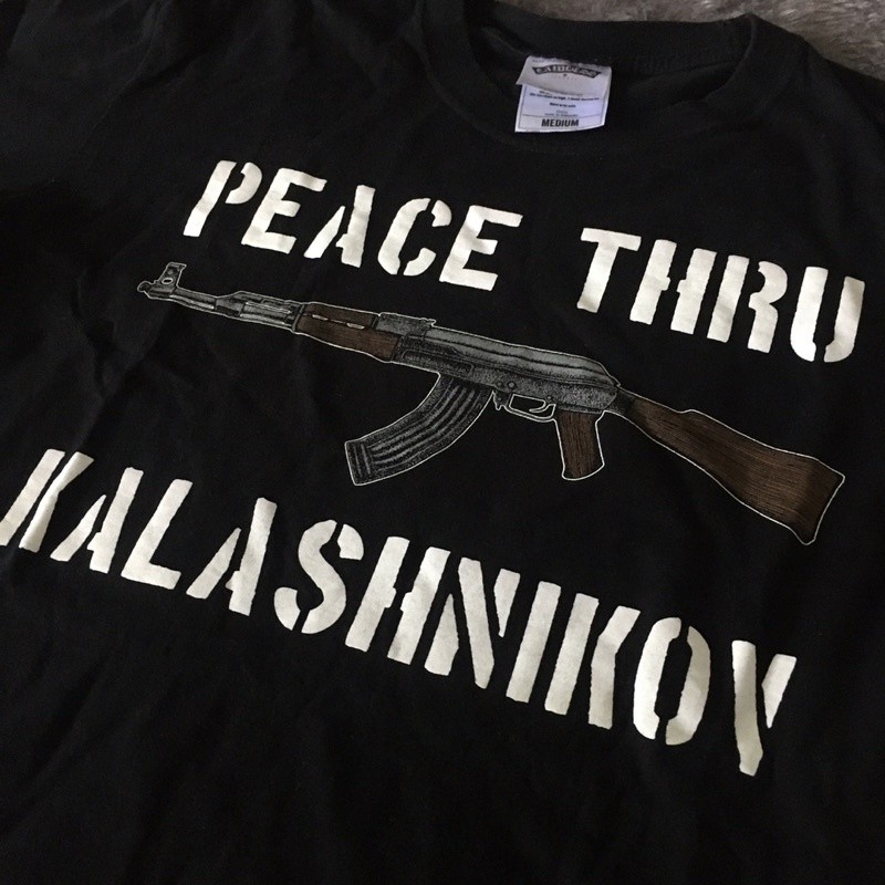 (COD) Monggo kaos lawless peace thru kalashnikov originalll