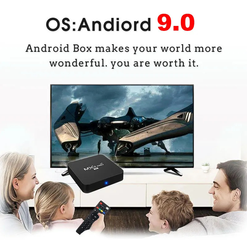 BESTPROMO 2026 Latest Android TV Box MXQ Pro Android 13.0 OS 8G RAM 256G ROM STB TV BOX DIGITAL 4K