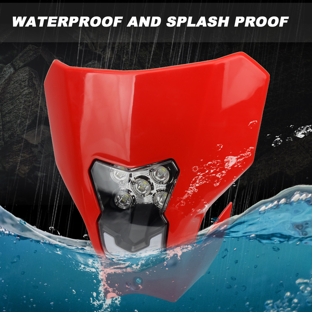 2019 2020 Motorcycle Motocross Headlight LED Headlamp For Honda CRF 450 CRF450L CRF450XR Supermoto H