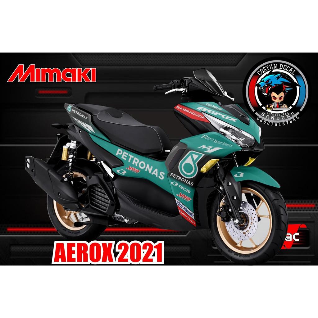 DECAL  AEROX CONNECTED 2021 PETRONAS