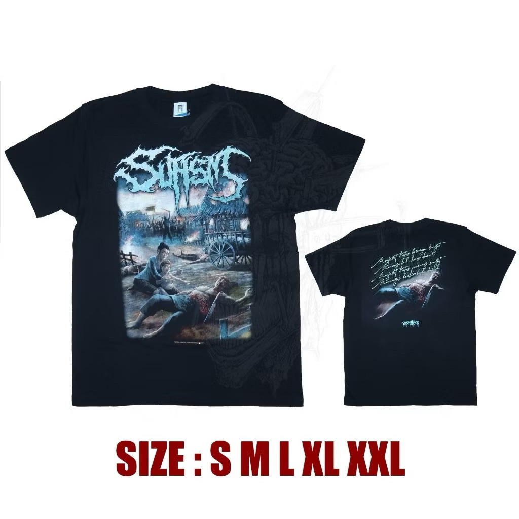 (COD) Sufism Official Merch Hitam Kaos Band