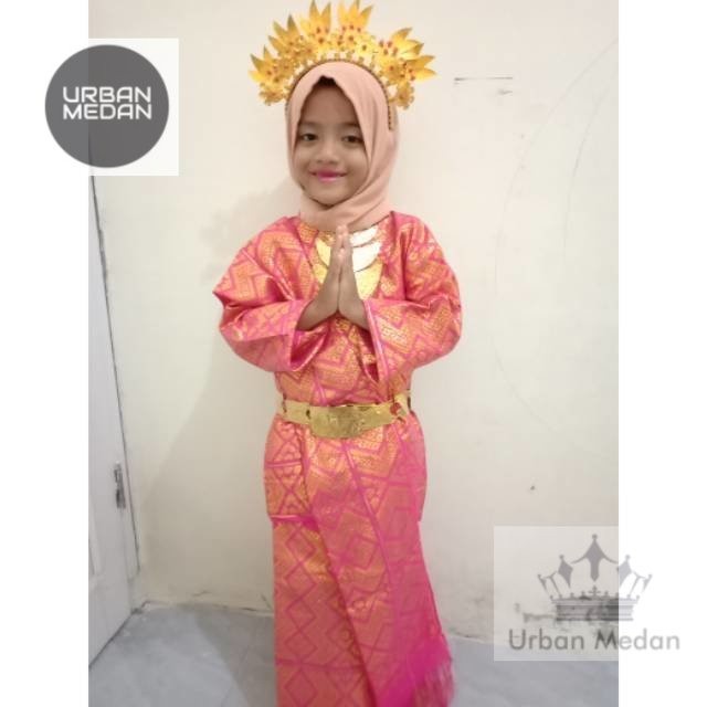 MedanZone Medan BAJU MELAYU ANAK KOMPLIT/ BAJU TARI KOMPLIT