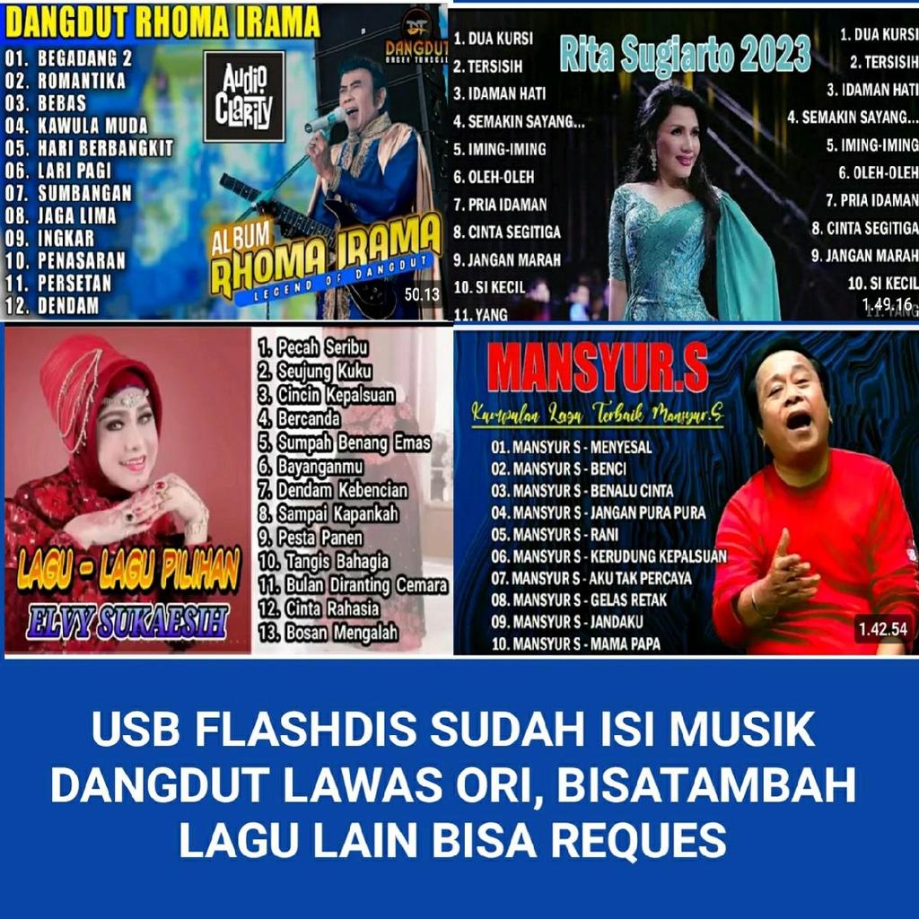 bisa reques usb flashdis flashdisk flasdis sudah isi lagu dangdut indonesia isi 1000 lagu lebih