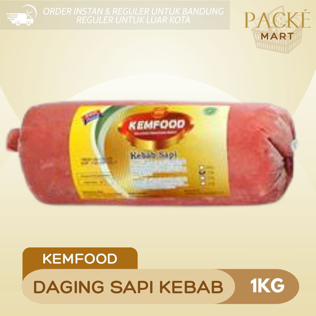 Kemfood Daging Kebab Sapi 1kg / Daging Isi Kebab