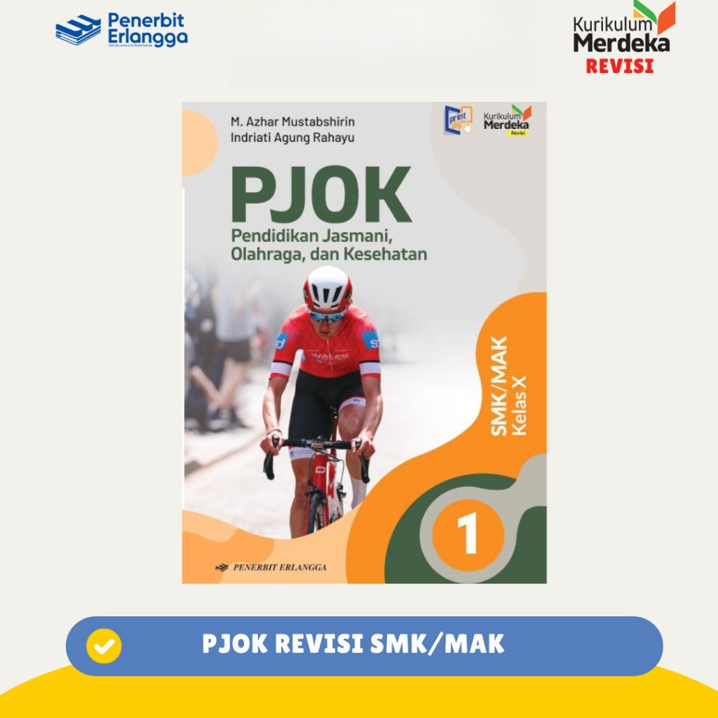 [Erlangga ] Pjok Revisi Kelas 10 Smk/Mak Kurikulum Merdeka