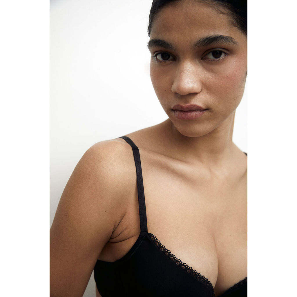 H&M Wanita Set Bra Push-Up Super Microfibre 2-Paket 1208619