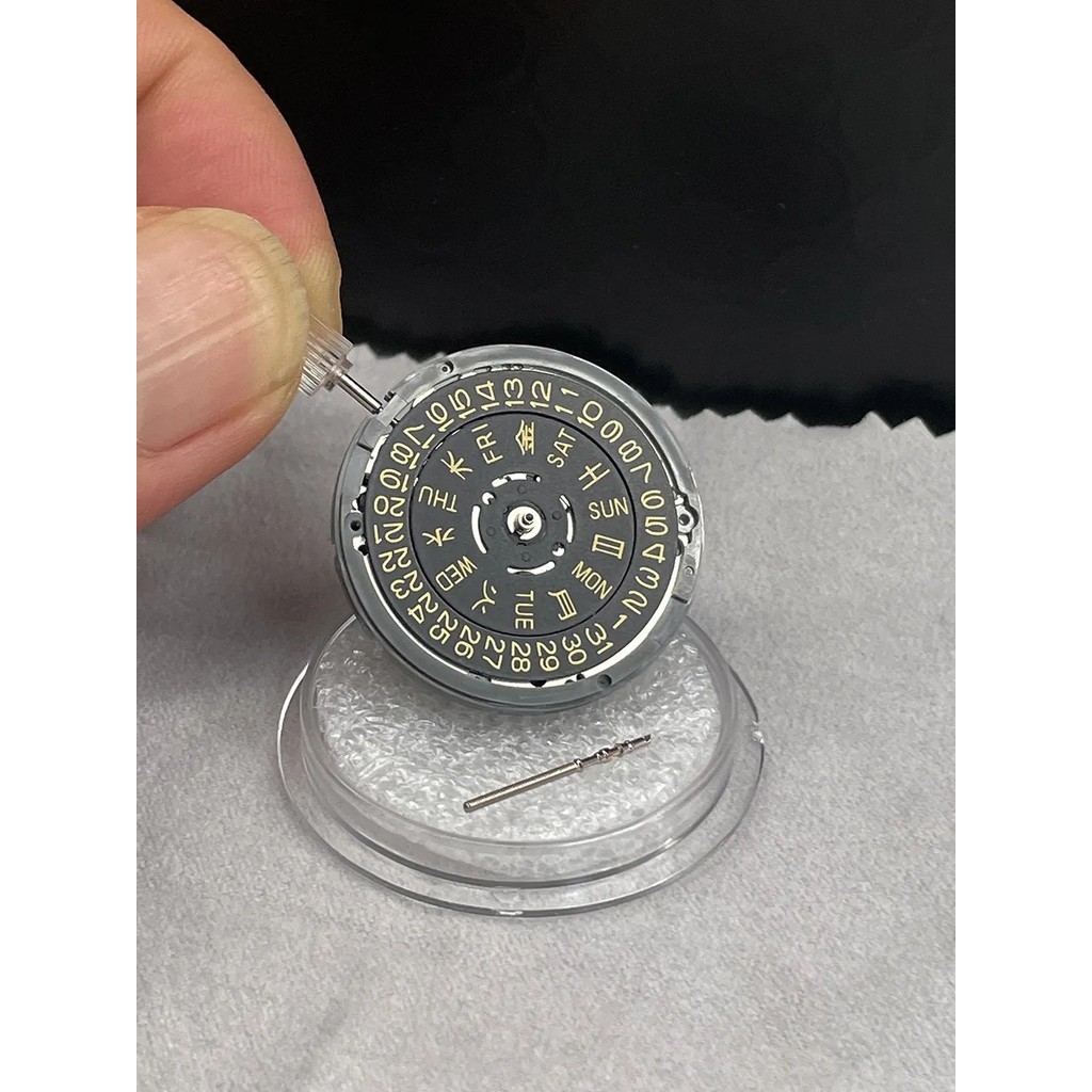 Fully Automatic nh36 Mechanical Movement NH36A Double Calendar Movement tead of 4R367S36