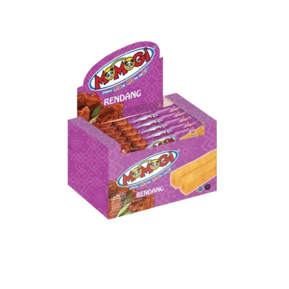 Momogi Snack Stick Rendang Box 10 x 12 gr