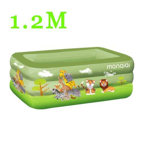 Mumpung Promo  120CM kolam renang anak Kolam Renang Keluarga Tiup Besar dengan pompa Kolam renang an