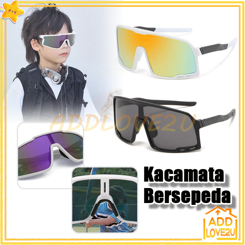 Kacamata Unisex Anti UV400/Kacamata Bersepeda/Outdoor Sepeda Bersepeda Bermotor Anti Silau Debu