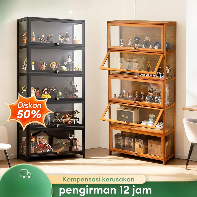 Lemari Hias  Lemari Pajangan Rak Display Lemari Tas Sudut Lemari Boneka Rak Mainan Anak Ruang Tamu