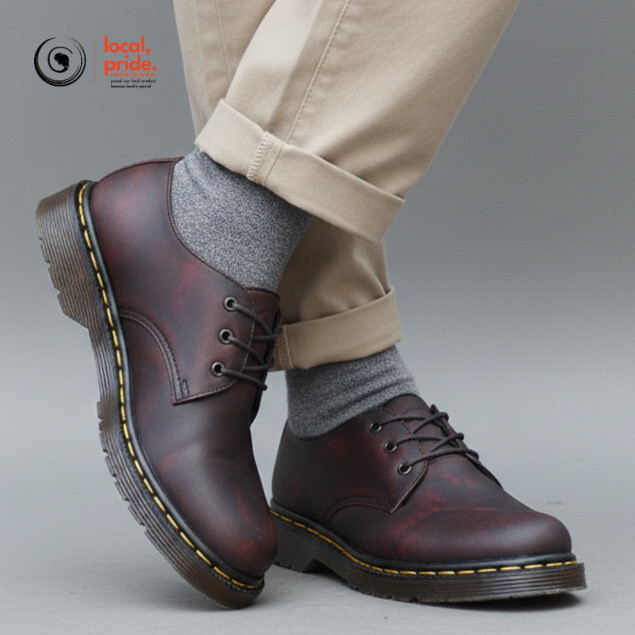 Sepatu Formal Kulit Asli Pria GREATA KALMAR MAROON