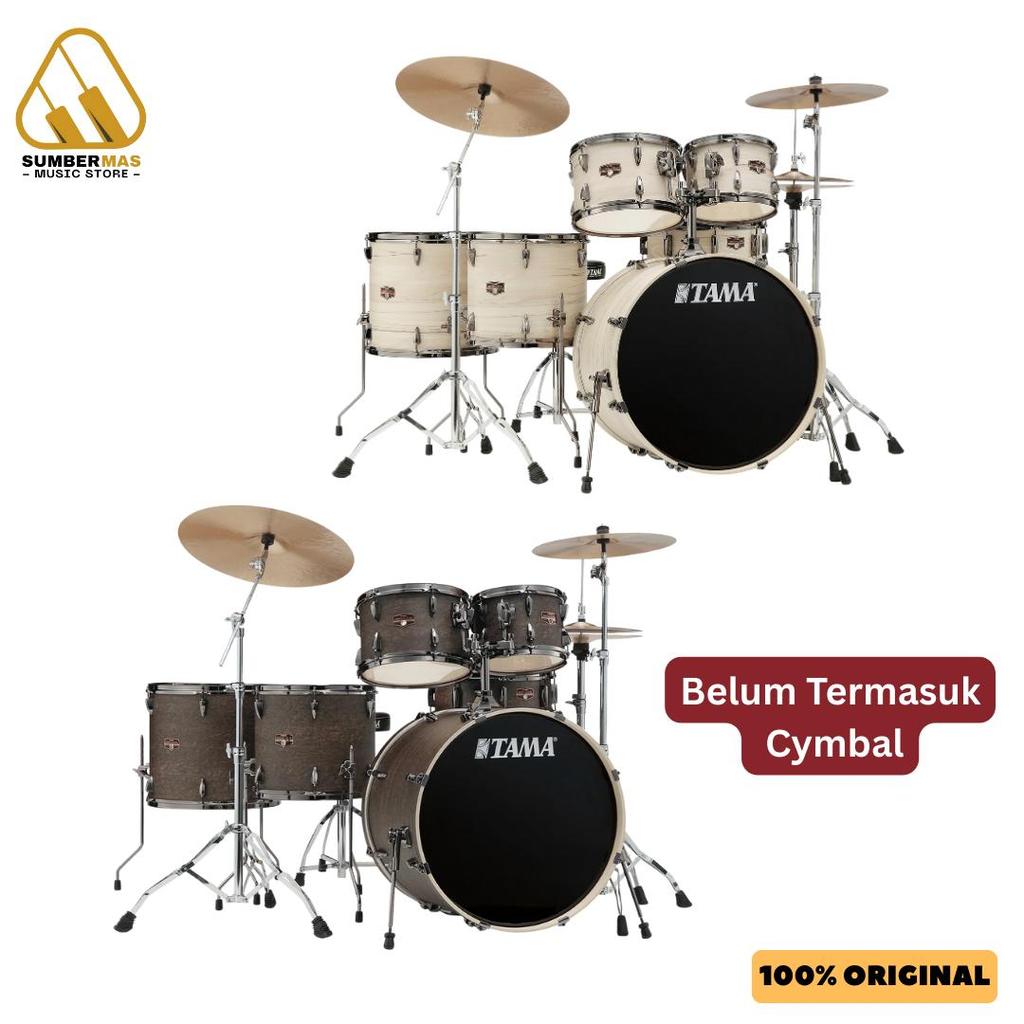 TAMA IP62H6WBN Imperialstar 6-Piece Drum Kit w/Black Hardware (Limited) - Drum Akustik Set Lengkap T