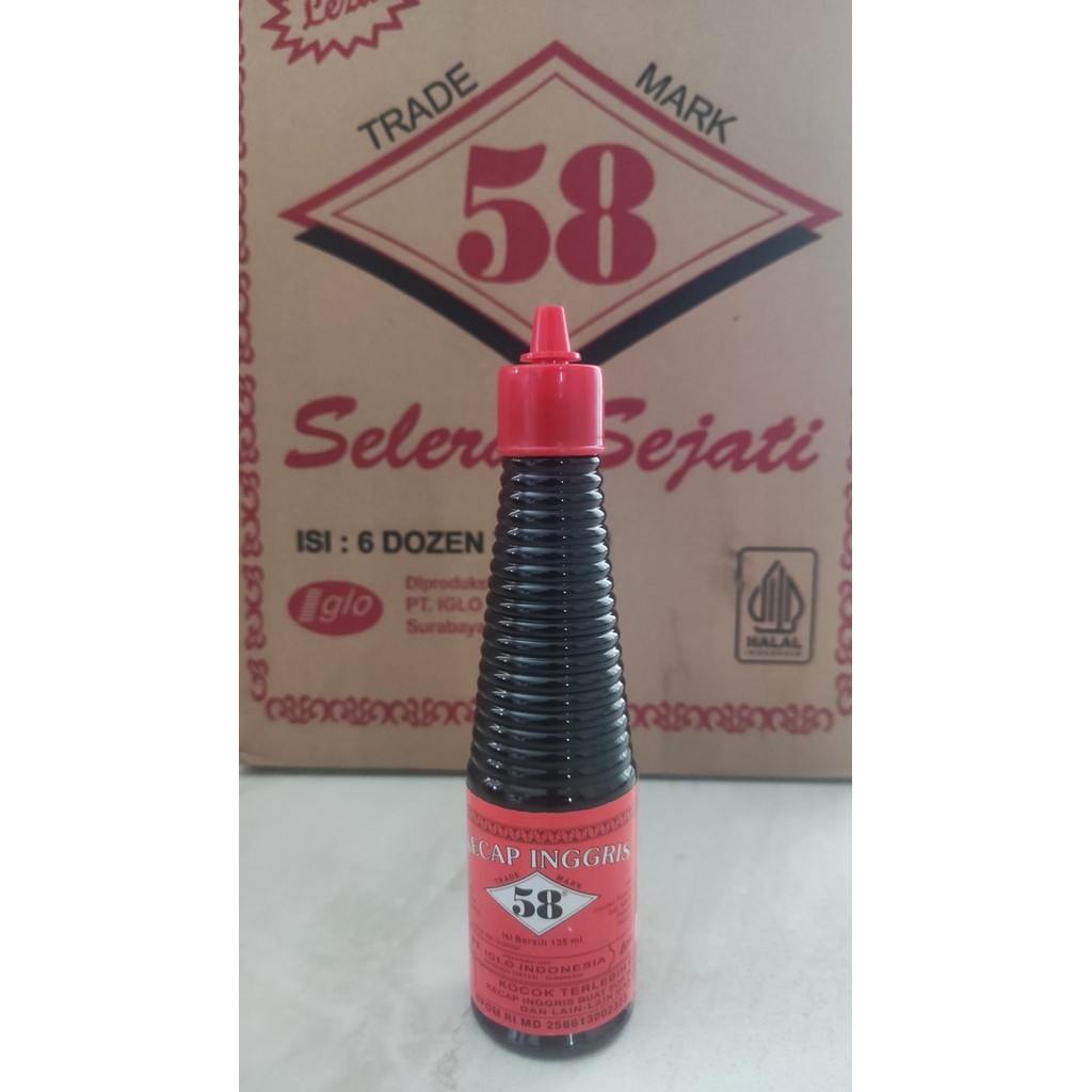 Saos 58 - Kecap Inggris 135ml (Halal)