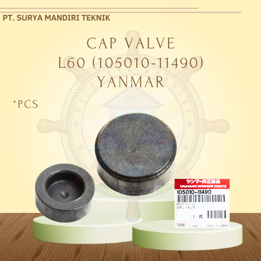 CAP VALVE L60 105010-11490 YANMAR ASLI GENUINE