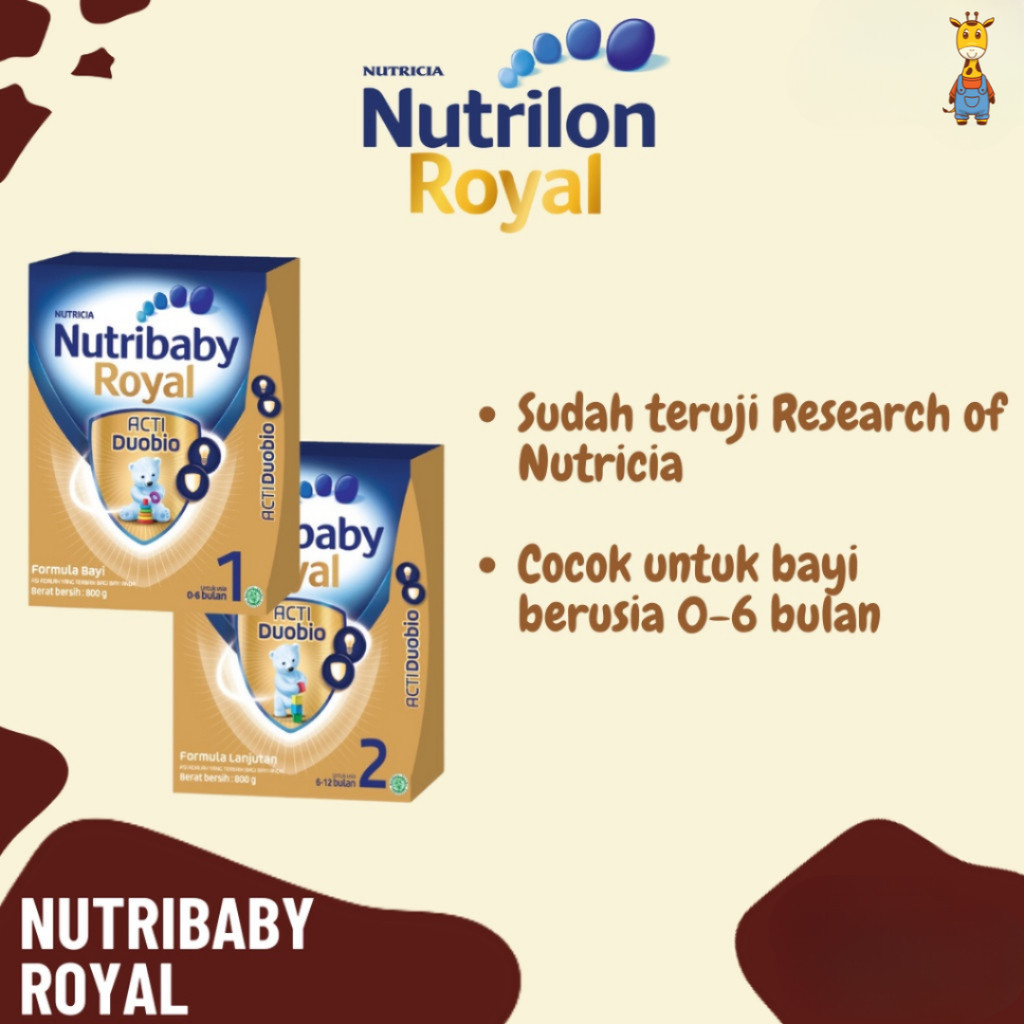 Nutribaby Royal Formula Bayi Bubuk - Susu Formula Bayi/Anak