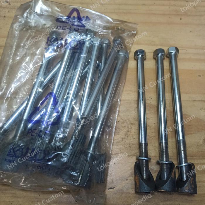 Baut As Jangkar Kunci Stem BMX Jadul OSBMX Bolong Hollow Kalloy NOS