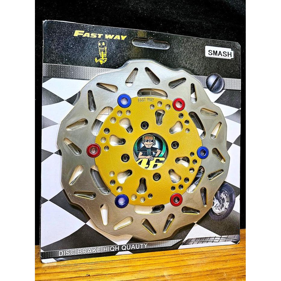 Piringan Cakram variasi gerigi Depan Smash / Spin / Hayate / Arasi / Shogun 125 / Skydrive / Skywave