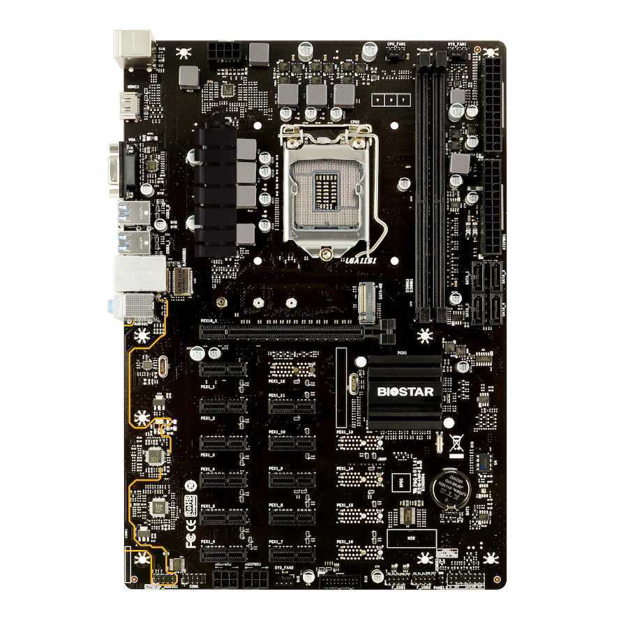 BIOSTAR TB360-BTC PRO Intel B360 LGA1151 DDR4 ATX Mining Motherboard