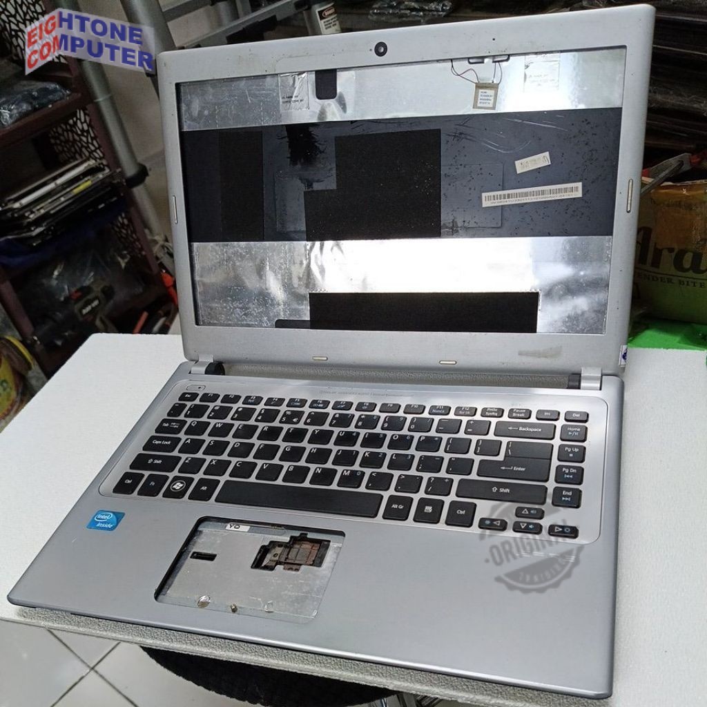 Casing Fullbody Fullset ACER Aspire v5-431 v5-471 v5-471g - silver