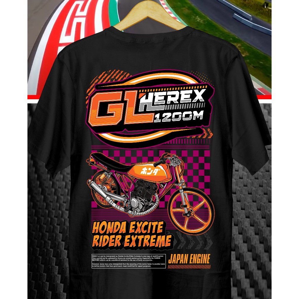 Kaos Motor GL Herex // Kaos GL Herex // Baju GL Herex // Kaos GL // Baju GL // GL