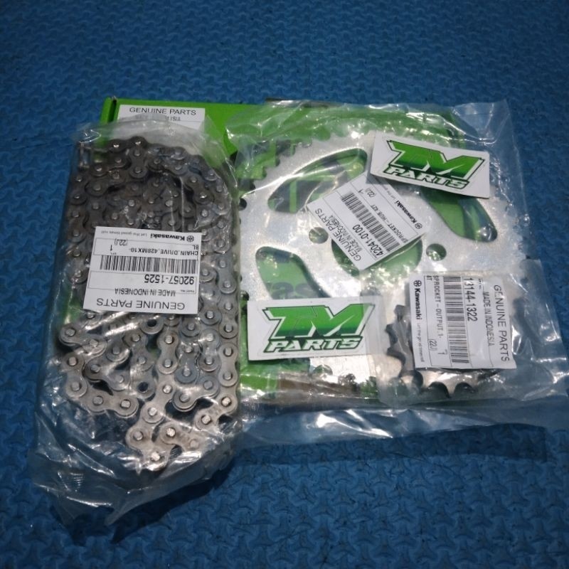 Gearset girset gear gir set chainkit Kaze r original Kawasaki P1005-0001