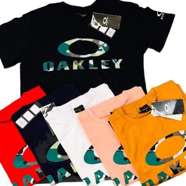 . Casual OAKLEY Men's T-Shirt Short Sleeve Loose