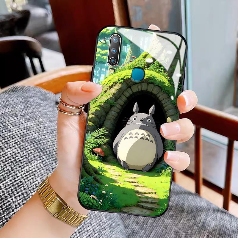 Hard Case Glass vivo Y17 Y15s Y17s Y16 Y19 Y11 2019 Y01 Y02 Y100 4G Y02A Y02t Y10 T1 Y11s Y12 Y12a Y