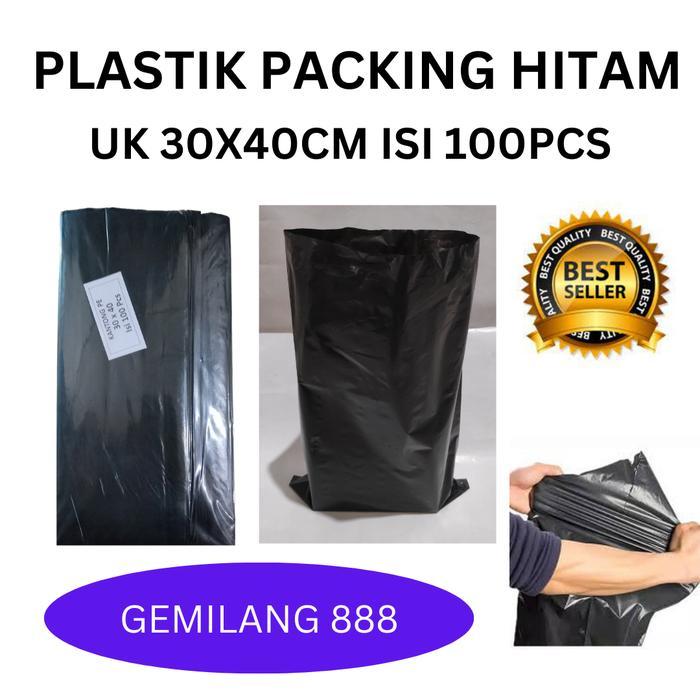 HD Packing Hitam 30x40 - Plastik packing - Plastik sampah kecil