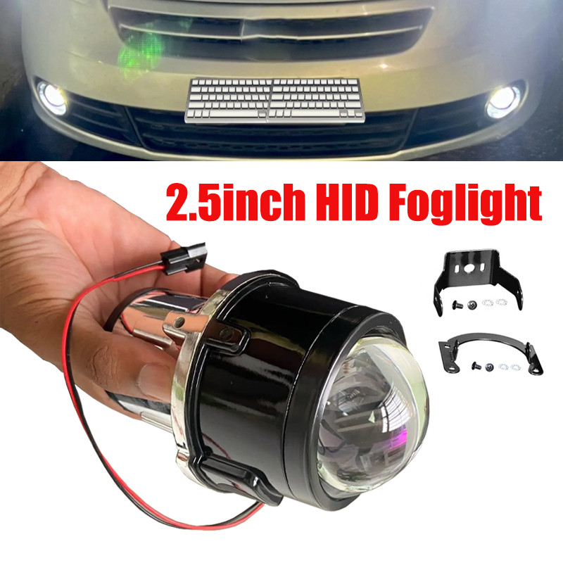 Universal 2.5inch Bi Xenon Fog Light Lens for VW Volkswagen Mofied HID Foglight use H11 Bulb 12V Hi-