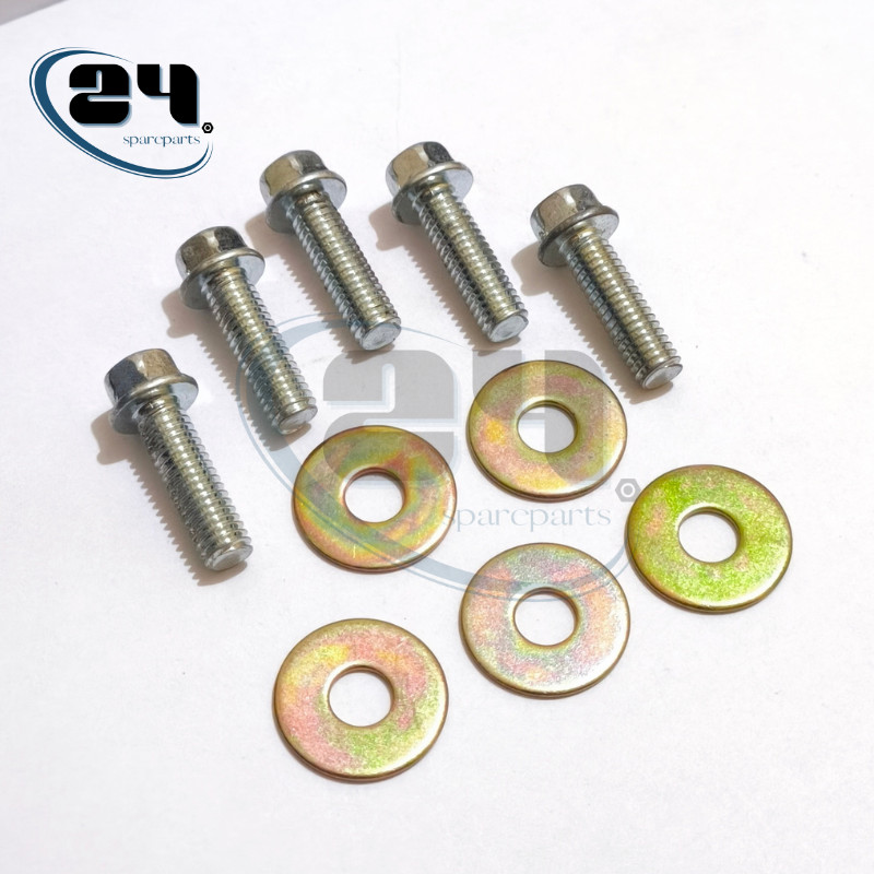 Baut/Baud spakbor depan motor Honda Supra X 100 lama/old